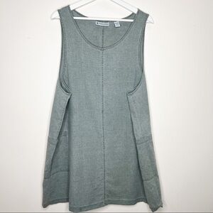 Marsh Landing linen Shift Dress Size L